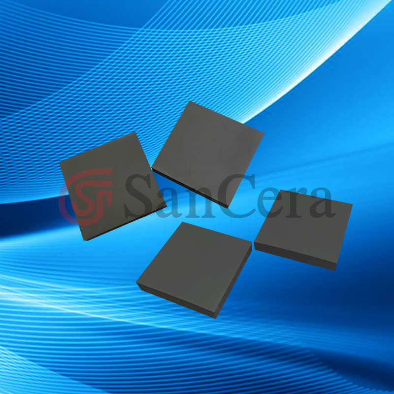 Refractory High Density Square SIC Silicon Carbide Ceramic Plate