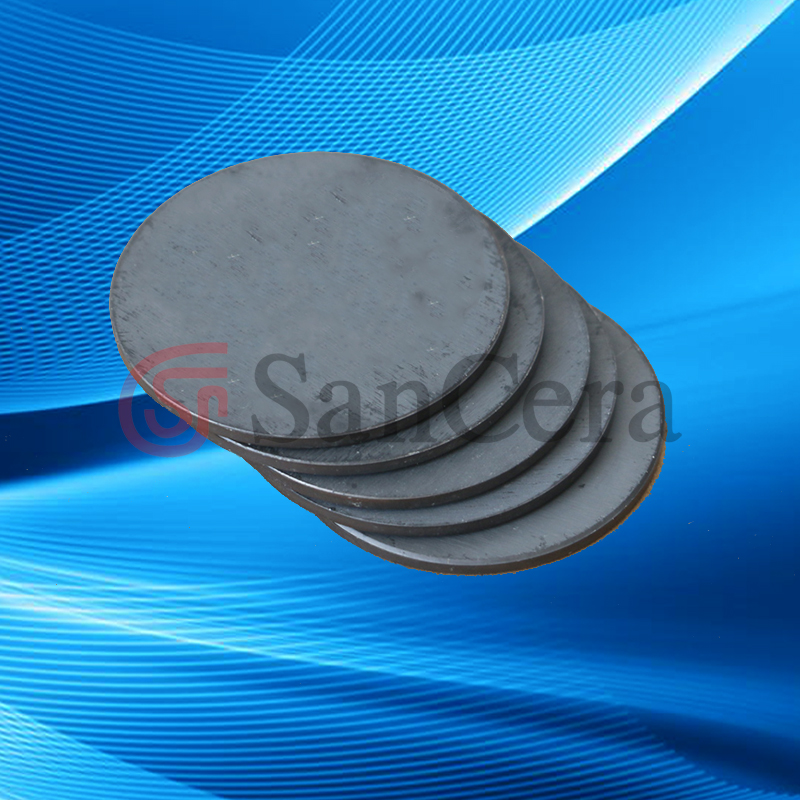 Round Pressureless sintering SSiC Silicon Carbide Ceramic Ballistic Plate