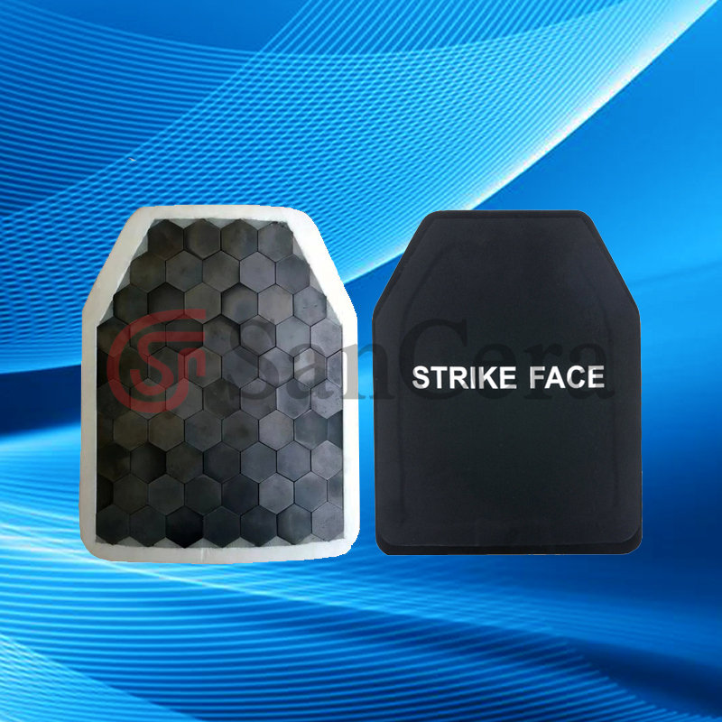 Ballistic Ceramic Plate - Bulletproof Plate Ceramic Silicon Carbide SIC Armor Plate Panel
